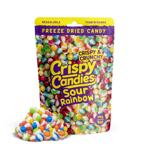 Freeze Dried Rainbow Sour Candies - Thumbnail 1
