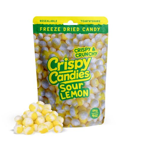 Freeze Dried Sour Lemon Drops - Thumbnail 1